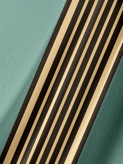 Men'S Casual Short Sleeve Shirt with Cocktail Glass Bird Print, Striped and Beige Design, Button-Up Collared Summer Top for Casual Attire, Leisure Clothing|Trendy Casual Style|Stylish Casualwear