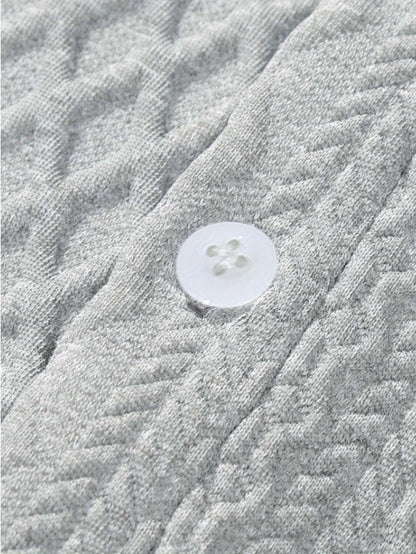 Men's Casual Short Sleeve Golf Shirt - Breathable Striped Pattern, Machine Washable Regular Fit for Summer Outdoor Hiking & Sports, Leisure Clothing | Classic Style | Nontransparent Material