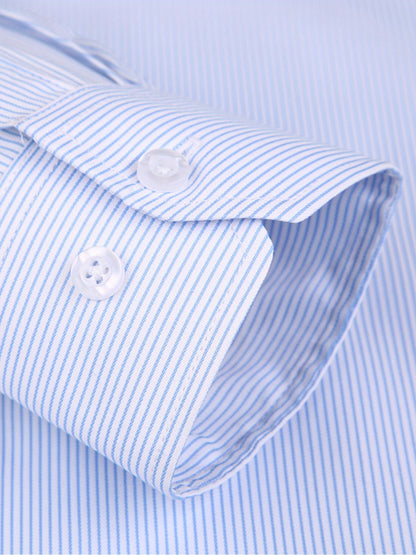 Men'S Solid Color Short Sleeve Dress Shirt - Business Casual Button-Up with Collar, Regular Fit for Office, Parties & Casual Outings (Spring\u002FFall), Short Sleeve Dress Shirt, Spring Fall Attire, Classic Collar, Nonstretch Fabric