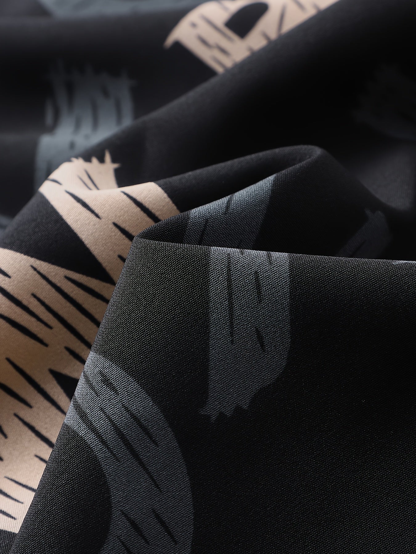 Men'S Quick-Dry Athletic Shorts - Breathable, Stretchy Polyester & Spandex Blend, Letter Print Pattern, Casual Loose Fit for Beach, Running, Cycling, Hiking, Swimming | Woven Fabric, 115g\u002Fm², Spring\u002FSummer\u002FFall