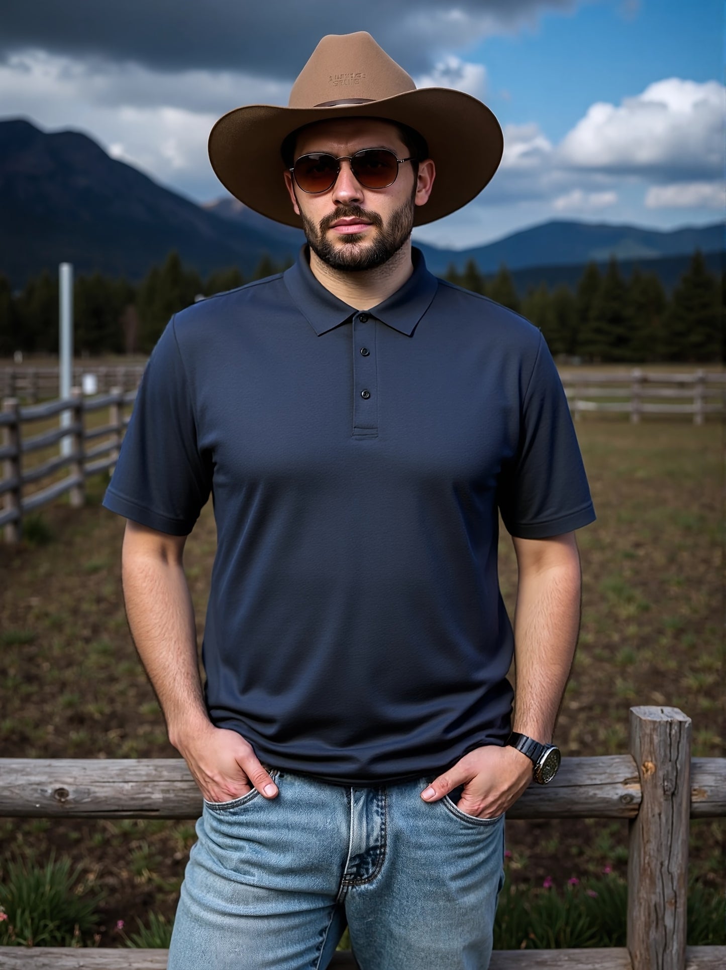 New Summer Solid Color Simple Casual Sports Polo Shirt for Men with a Collar And Short Sleeves.