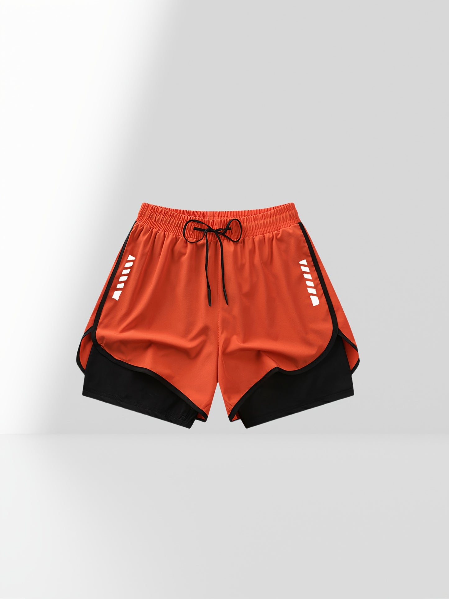 3-Pack Fake Two-Piece Summer Sports Shorts for Men And Women Quick-Drying Three-Point Running Training Fitness Lining American Basketball Two-In-One Shorts for Middle-Aged And Young People