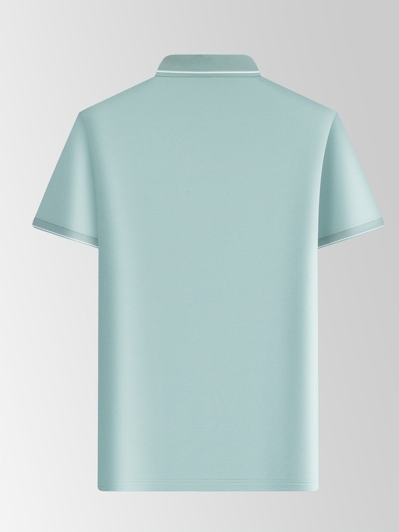 Men'S Casual Summer White Polo Shirt - Breathable, Short Sleeve, 3\u002F4 Length Buttons, Regular Fit, Casual Occasion, Casual Attire | Classic Polo Shirt | Breathable Fabric