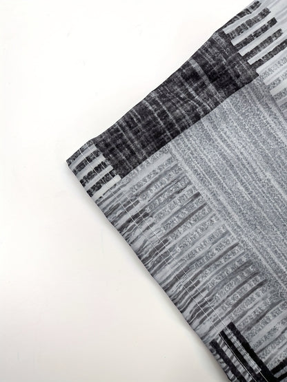 Men'S Geometric-Patterned Casual Beach Shorts, 100% Polyester, Slight Stretch, Drawstring, Regular Fit, Woven Fabric, 120g\u002Fm² - European and American Style Summer Fashion