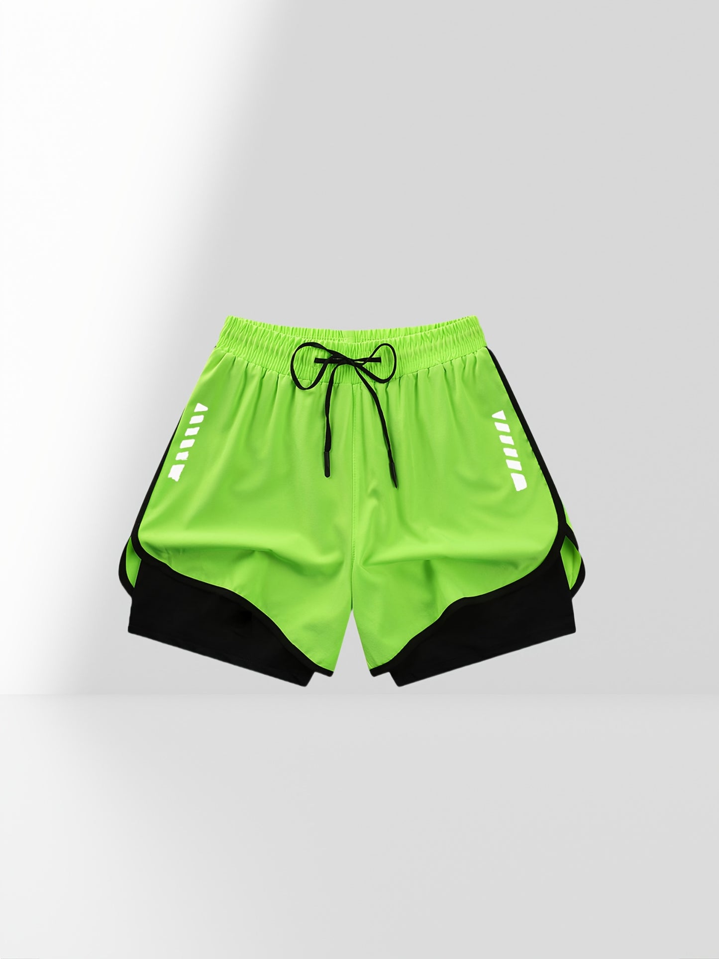 3-Pack Fake Two-Piece Summer Sports Shorts for Men And Women Quick-Drying Three-Point Running Training Fitness Lining American Basketball Two-In-One Shorts for Middle-Aged And Young People