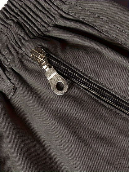 Men'S Casual Cotton Cargo Shorts - Versatile Drawstring Waist, Multiple Pockets, Zipper Fly, Ideal for Hiking & Fishing, Summer Wear