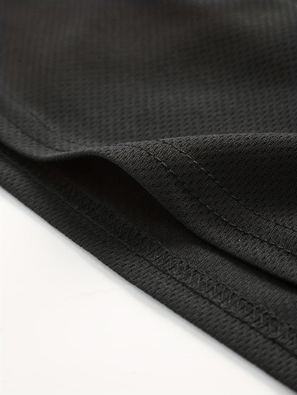 Men's Athletic Shorts - Breathable Polyester, Casual\u002FSporty Style with Pockets, Machine Washable - Perfect for Summer Outings