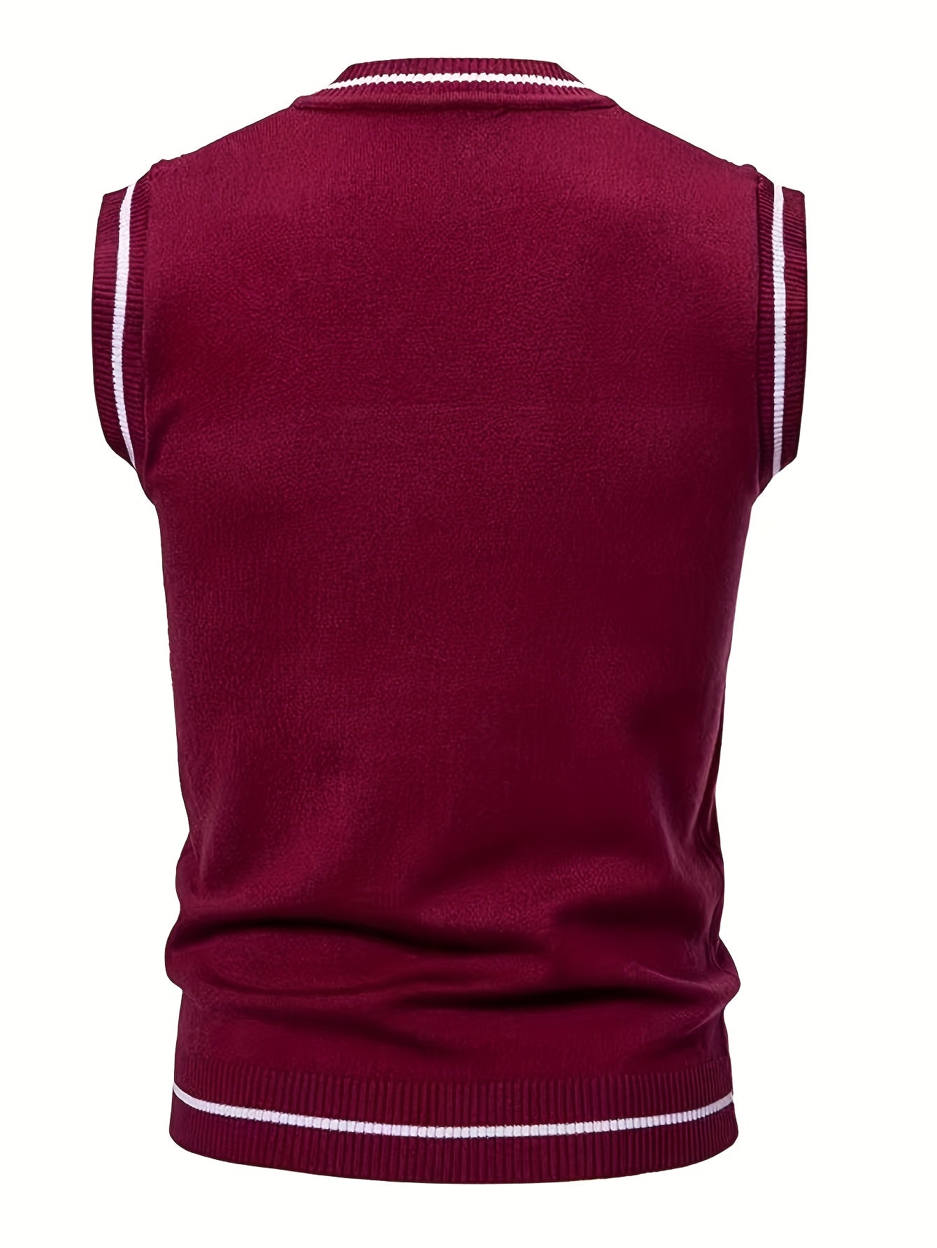 Gilet Homme Nouveau Design Maille Torsadée - Cross-Border