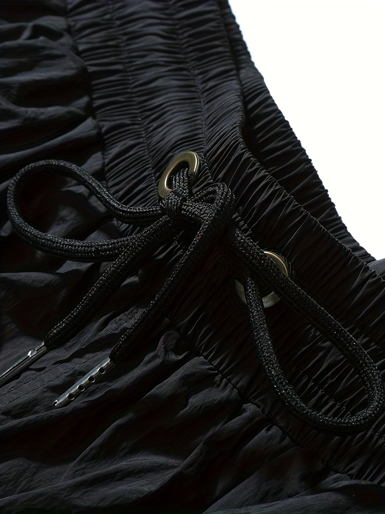 High-Quality Unisex Fashion Casual Shorts - Lightweight, Stretchy Polyester Fabric, Solid Color with Pockets, Drawstring Waist - Perfect for Outdoor Activities, Running, Hiking & Weekend Casual